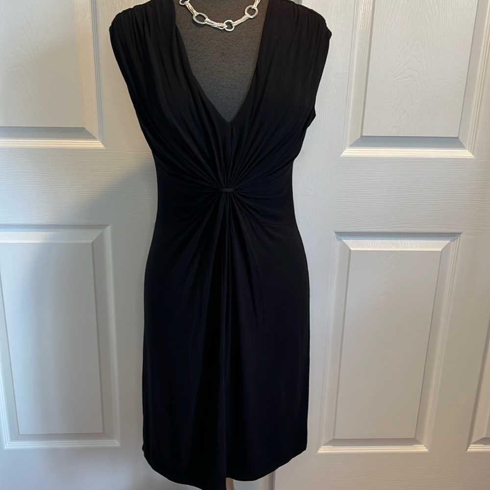 Dressbarn black mid- dress size S